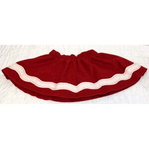 Baby GAP Red Holiday Skirt sz 12-18 Months NWT Snowflake Winter Christmas Lined